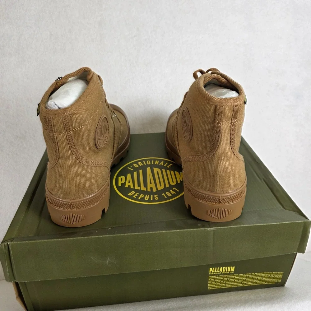 Palladium Pallabrousse Women's Sneakers Size 9.5 Cinnamon NIB  Canvas - Picture 5 of 9